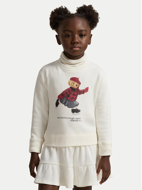 Polo Ralph Lauren Polo Ralph Lauren Pletena obleka 312981086001 Écru Regular Fit