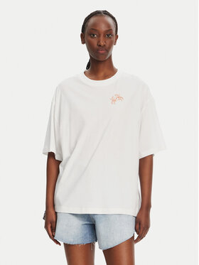 BOSS BOSS Tricou C_Eboyfriend_4 50540441 Alb Oversize
