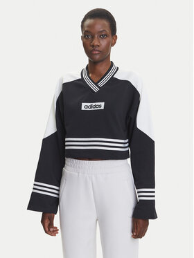 adidas adidas Світшот Blocking JW7273 Чорний Loose Fit