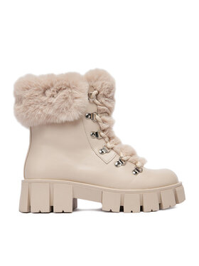 DeeZee DeeZee Schnürschuhe 90190-6 Écru