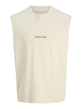 Jack & Jones Jack & Jones Tank-Top Norrebro Emb 12292009 Écru Regular Fit