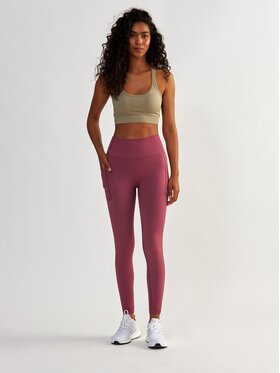 BeShaped BeShaped Legíny z Kieszeniami Lift Me Up Ružové zlato Shaping Fit