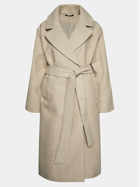 Gina Tricot Gina Tricot Kabát pro přechodné období 20609 Béžová Regular Fit