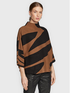 Joseph Ribkoff Joseph Ribkoff Pulover 223945 Rjava Relaxed Fit