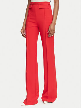 Elisabetta Franchi Elisabetta Franchi Spodnie materiałowe PA-196-66E2-V360 Czerwony Palazzo Fit