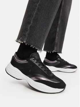 Tommy Hilfiger Tommy Hilfiger Sneakers Th Modern Sporty Runner Leather FW0FW09590 Nero