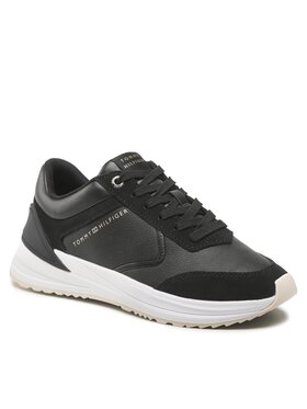 Tommy Hilfiger Tommy Hilfiger Sneakers Runner With Heel Detail FW0FW06621 Schwarz