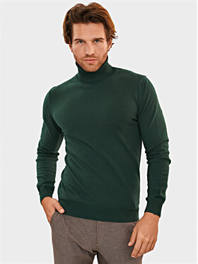Evenemen Evenemen Sweter Golf Zielony Slim Fit