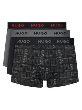 HUGO HUGO Komplet bokserek Triplet Design 50532550 Czarny