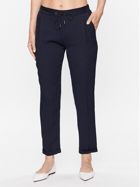 Fabiana Filippi Fabiana Filippi Hlače PADP02W350 Tamnoplava Regular Fit