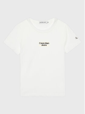 Calvin Klein Jeans Calvin Klein Jeans T-Shirt Hero Logo IG0IG01940 Biały Slim Fit