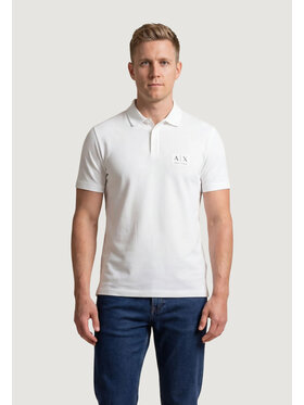 Armani Exchange Armani Exchange Polo XM002232 AF10364 Biały Casual Fit