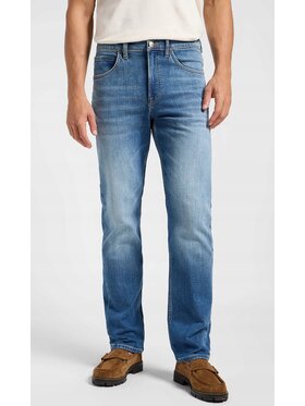 Lee Lee Jeansy Brooklyn Straight Niebieski Regular Fit
