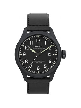 Timex Timex Zegarek TW2Y18900 Czarny