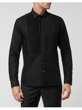 PHILIPP PLEIN PHILIPP PLEIN Koszula 305 Czarny Regular Fit