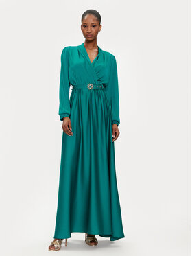 Rinascimento Rinascimento Официална рокля CFC0117875003 Зелен Regular Fit