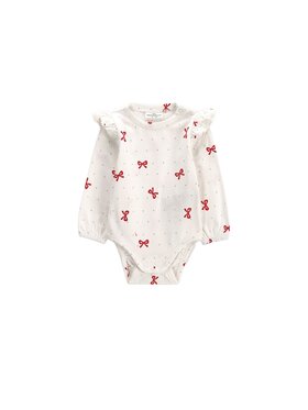 Coccodrillo Coccodrillo Body dziecięce ZC6112103EBG-003 Kremowy Regular Fit