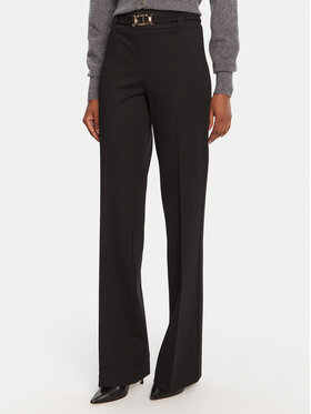 TWINSET TWINSET Παντελόνι υφασμάτινο 252TP2602 Μαύρο Flare Fit