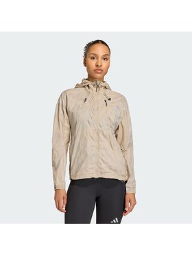 adidas adidas Kurtka do biegania 158822 Brązowy Regular Fit