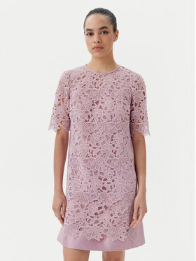 Luisa Spagnoli Luisa Spagnoli Koktejlové šaty Pendice 541767 Fialová Regular Fit