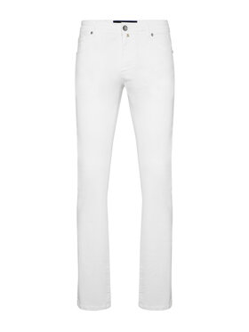 Billionaire Billionaire Jeansy 15827 Biały Straight Leg