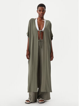 Calvin Klein Swimwear Calvin Klein Swimwear Strandkleid KW0KW02822 Grün Relaxed Fit