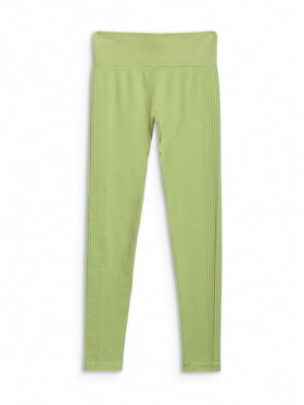 4F 4F Legginsy BASIC+ Zielony jasny Slim Fit