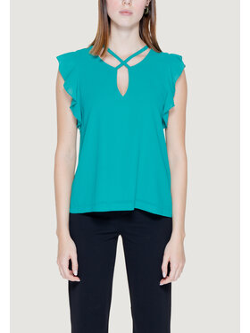 Rinascimento Rinascimento Blusa CFC0118792003 Verde Short Fit