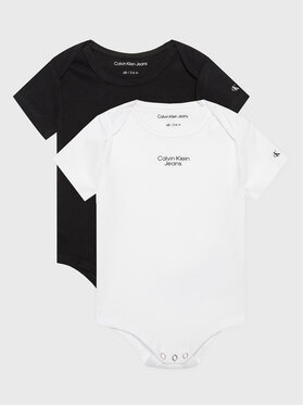 Calvin Klein Jeans Calvin Klein Jeans Набір 2 пар дитячих боді IN0IN00015 Кольоровий Regular Fit