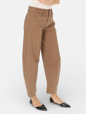 L’AF L’AF Jeansy Mario Brązowy Slouchy Fit