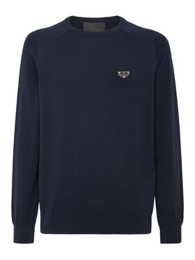 PHILIPP PLEIN PHILIPP PLEIN S dlouhým rukávem 199 Tmavomodrá Regular Fit