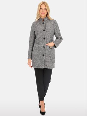 Perso Perso Dámska bunda BLH81CW5555F Sivá Regular Fit