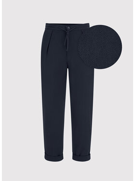 Pako Lorente Pako Lorente Spodnie materiałowe P24WF-WX-006 Granatowy Relaxed Fit