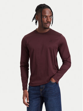 KARL LAGERFELD KARL LAGERFELD Longsleeve 755002 564200 Bordowy Regular Fit