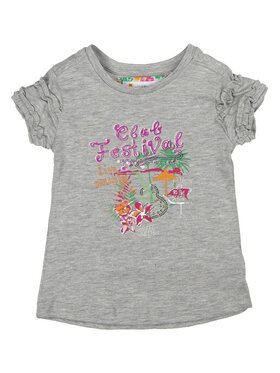Kanz Kanz T-Shirt 1434063-8100 Szary Basic Fit