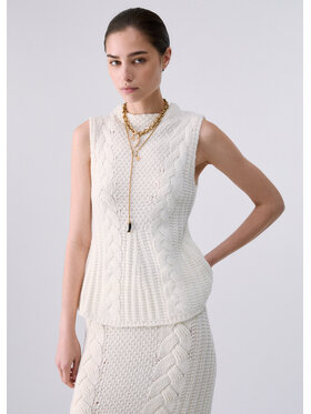 Liu Jo Liu Jo Maglione CF6119MA37R10701 Bianco Regular Fit