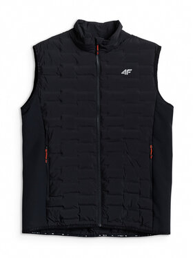 4F 4F Kamizelka TREKKING Czarny Regular Fit