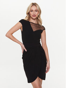 Rinascimento Rinascimento Коктейльна сукня CFC0112785003 Чорний Slim Fit