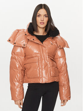 Calvin Klein Jeans Calvin Klein Jeans Winterjacke High Shine J20J221884 Orange Oversize