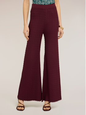 Motivi Motivi Pantaloni di tessuto P600W000842N036 Bordeaux Flare Fit
