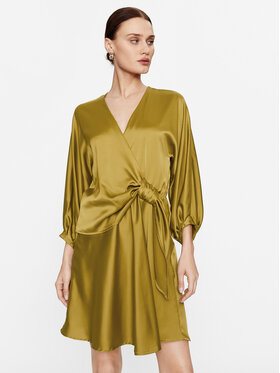 Please Please Cocktail obleka A1UYAYP000 Zelena Regular Fit