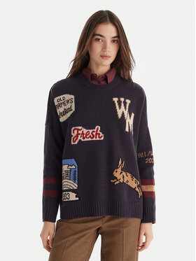 Weekend Max Mara Weekend Max Mara Sweater Pavidi 2525366262 Sötétkék Oversize