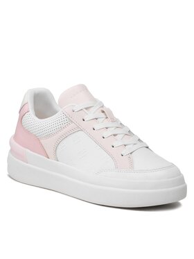 Tommy Hilfiger Tommy Hilfiger Сникърси Embossed Court Sneaker FW0FW07297 Бял
