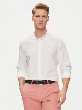Tommy Hilfiger Tommy Hilfiger Cămașă MW0MW34650 Alb Slim Fit