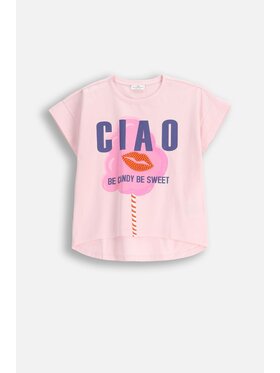 Coccodrillo Coccodrillo T-Shirt WC5143201HGJ-007 Różowy Regular Fit