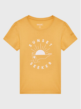 Regatta Regatta T-Shirt Bosley VI RKT149 Żółty Regular Fit