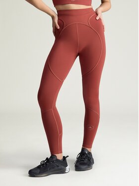 adidas by Stella McCartney adidas by Stella McCartney Legginsy 157239 Czerwony Fitted Fit