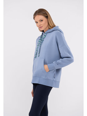 Volcano Volcano Bluza B-ELEVEN Niebieski Regular Fit