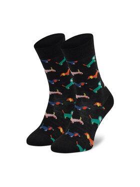 Happy Socks Happy Socks Visoke unisex čarape KWPUL22-9300 Crna