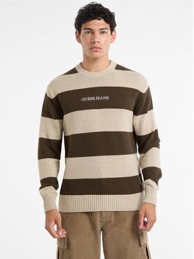 Guess Guess Sweter 168475 Brązowy Classic Fit